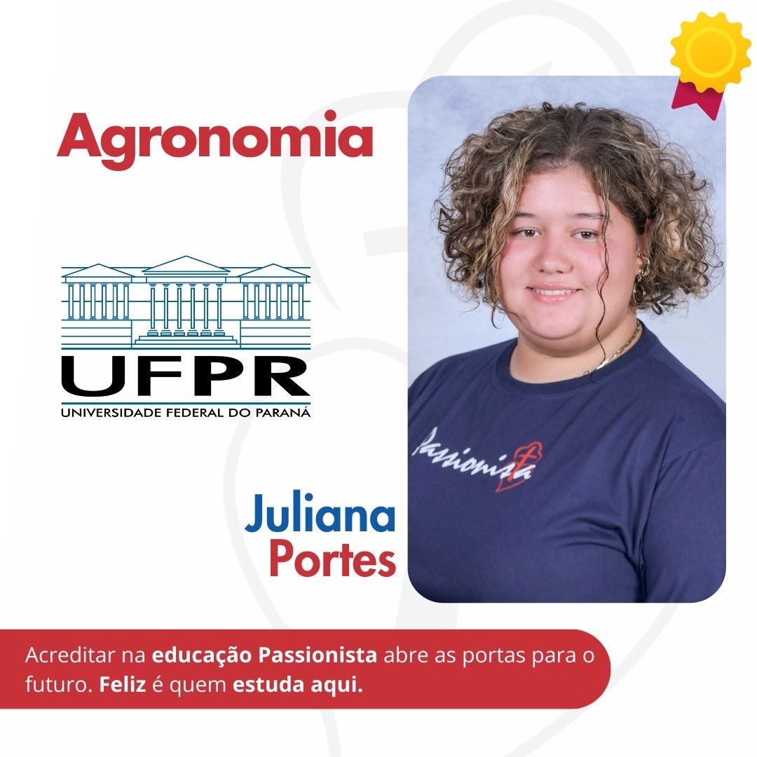 Aprovados em Agronomia na UFPR Nossa Senhora Menina