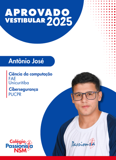 Aprovados Vestibular 2025 Nossa Senhora Menina