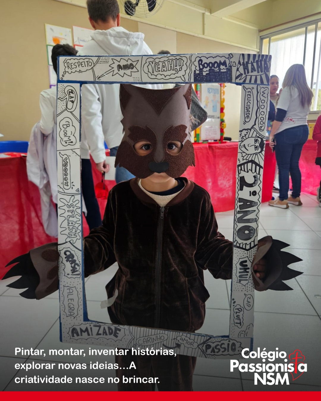 Aqui, imaginar � parte do aprender Nossa Senhora Menina