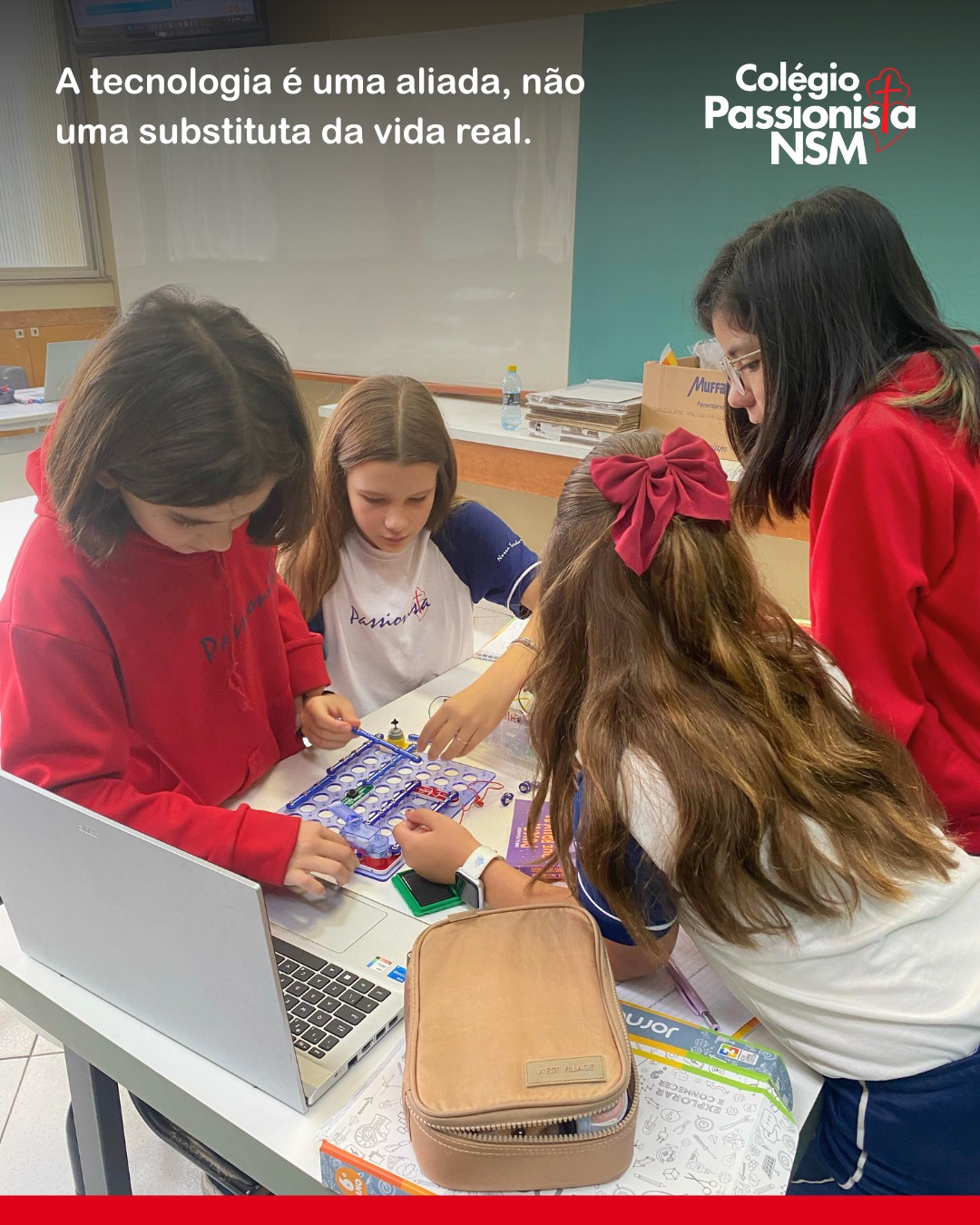 Tecnologia faz parte do dia Nossa Senhora Menina
