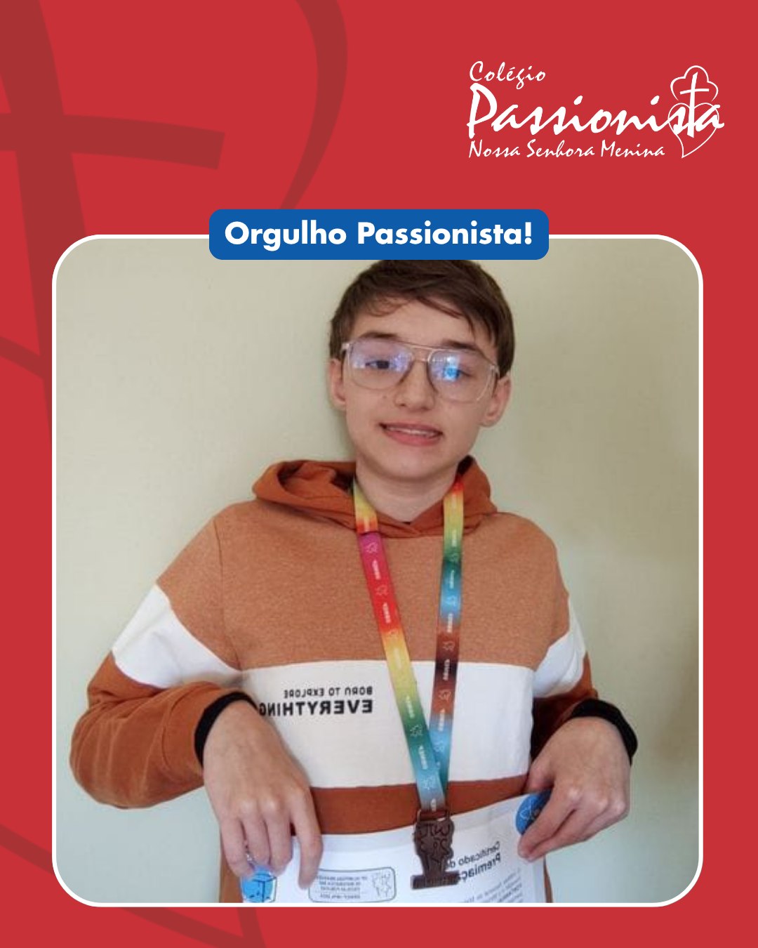 Orgulho Passionista!! Nossa Senhora Menina