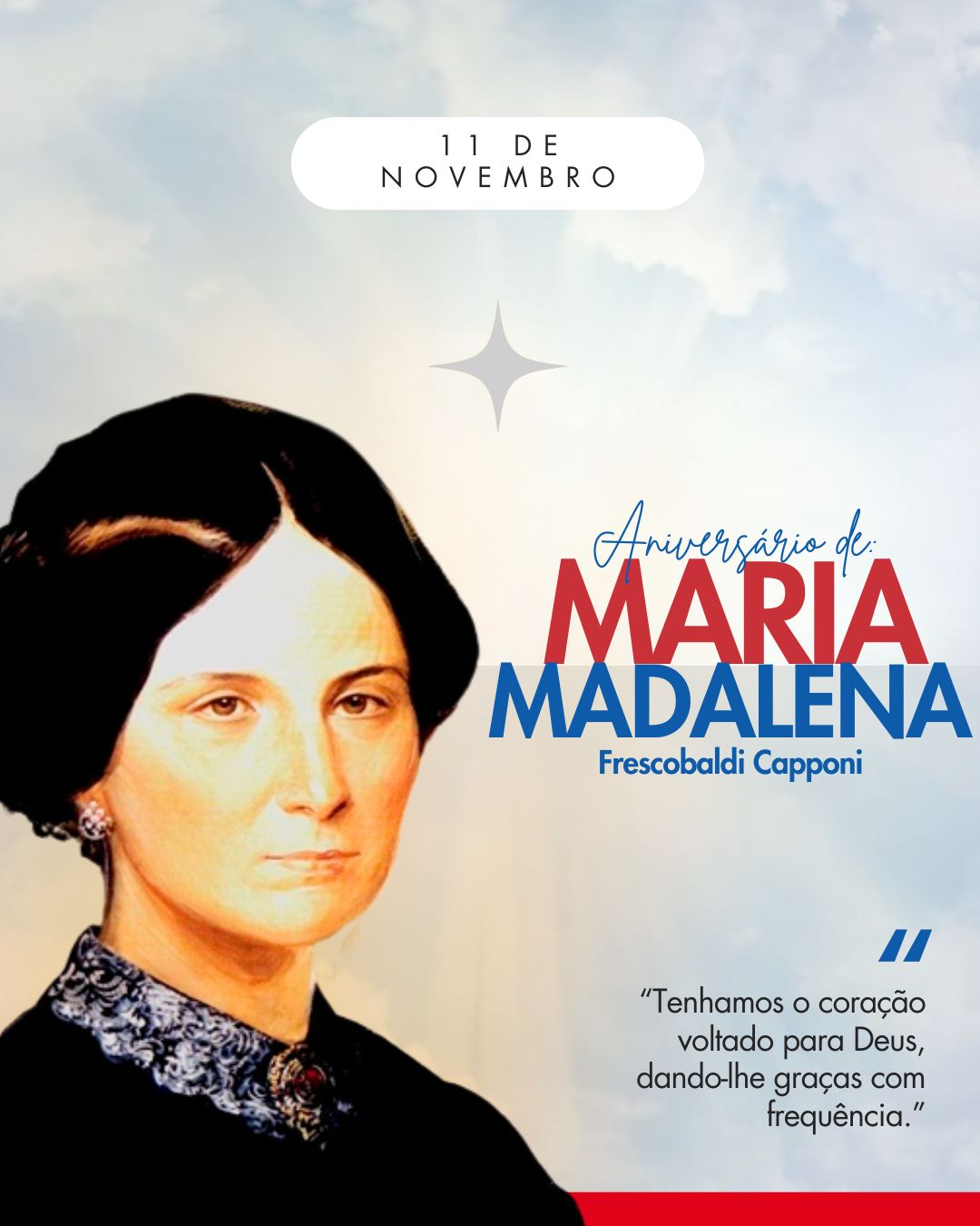 Maria Madalena Frescobaldi Capponi! Nossa Senhora Menina