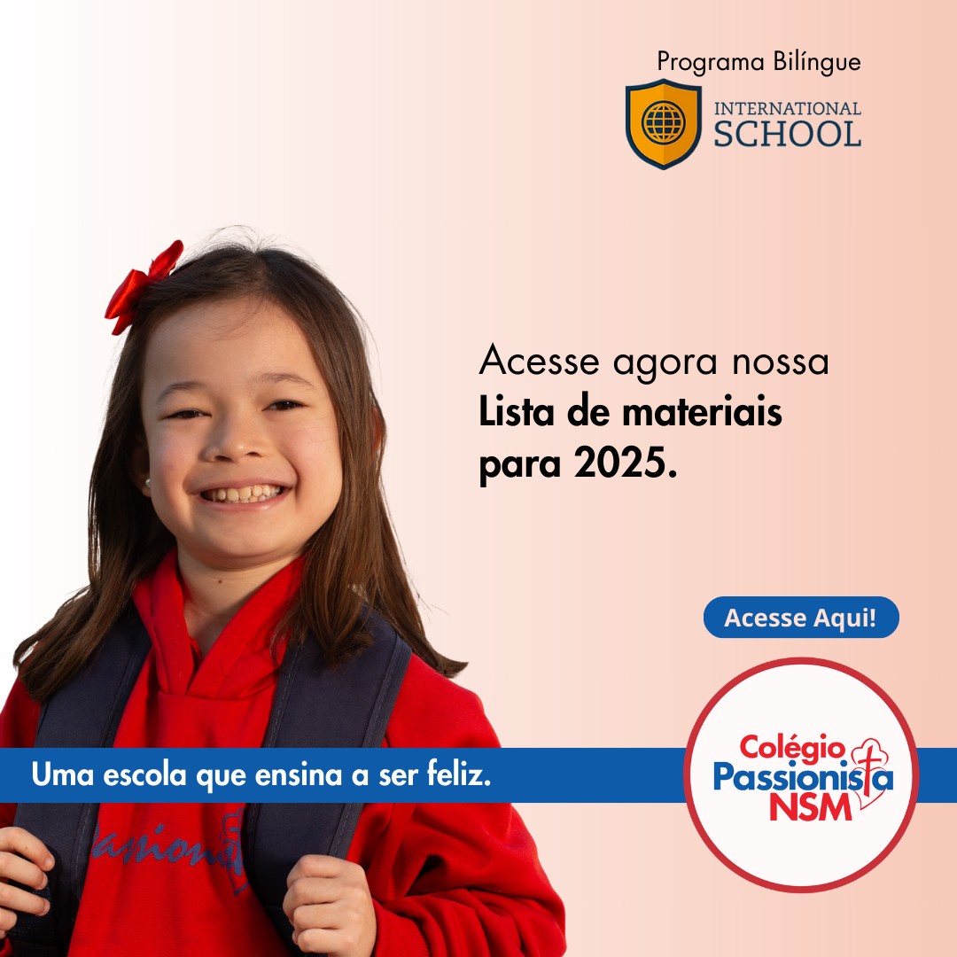 Lista de Materiais 2025 - Nossa Senhora Menina