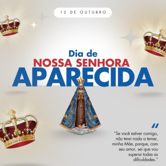 12/10 - Dia de Nossa Senhora Aparecida! - Nossa Senhora Menina