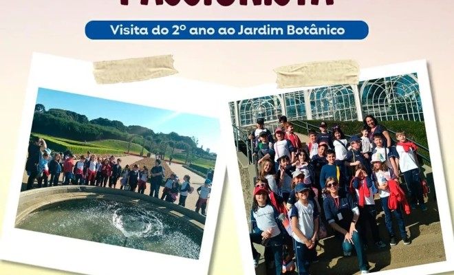 2 Ano visita Jardim Botnico de Curitiba 